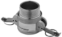 1-1 /2 " Aluminum B Series Cam Lock Coupler with Male NPT Thread