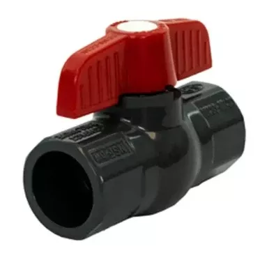 1-1/2"Jomar Valve S-701, PVC Body, Schedule 80, Solvent Connection, 150 WOG Ball Valve