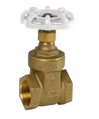 1-1/4" Jomar Valve T-301G, Gate Valve, Non-rising Stem, Dezincification Resistant Lead-Free Brass, NPT Threaded,200 WOG