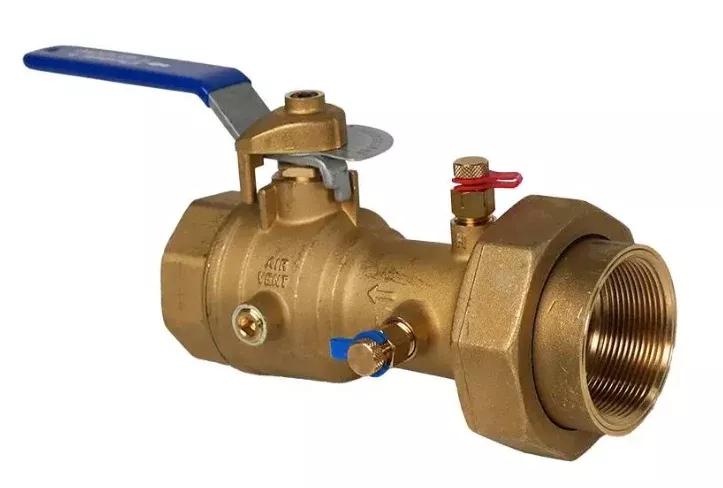 1-1/4" Jomar Valve Terminator B, Manual Balancing Valve, Quarter Turn, Fixed Orifice, Brass, Soldered Ends, 600 WOG