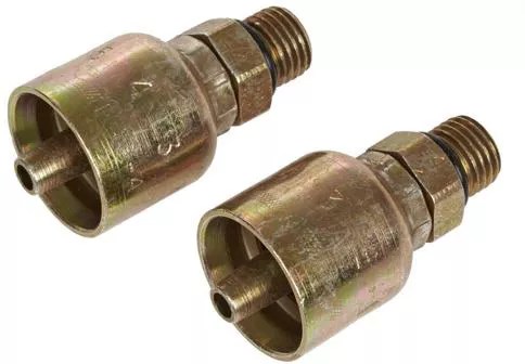 1 /2 Inch Hose to 3 /4 Inch ORB Male Straight Crimp Fitting