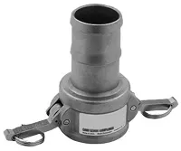 1-Inch Aluminum Cam Lock Coupler Female with Hose Shank