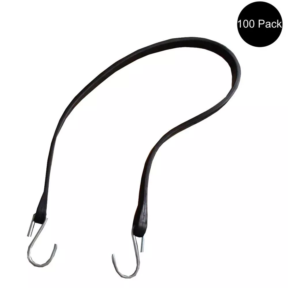 (100) 41" Bungee Cord Strap Cargo Tie Down T41-10 For Flatbeds Vans Caravans