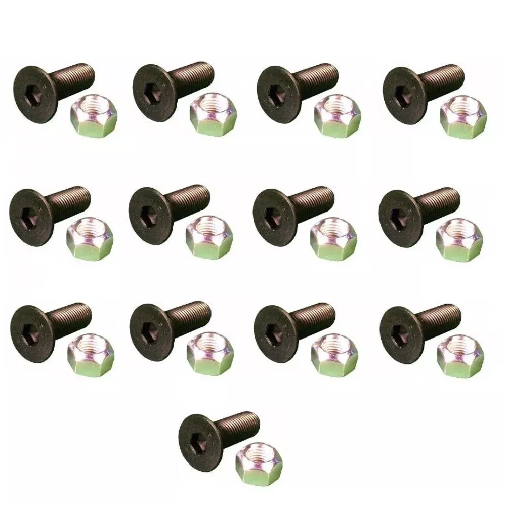 (13) Replacement Screws & (13) Replacement Nuts Fits CAT Models 5/8" x 2.5"