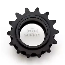 14 tooth, #35 replacement sprocket for Hilliard Clutches (new bearing style)