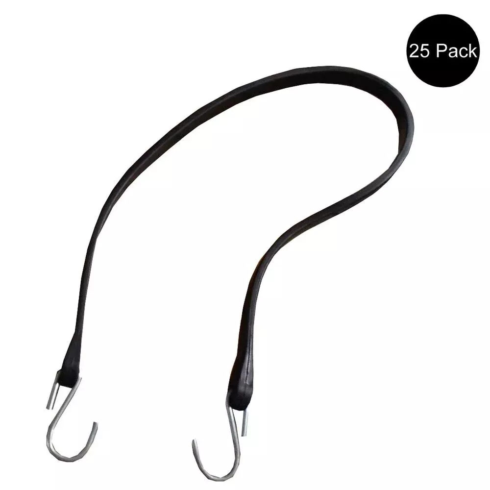 (25) 41" Bungee Cord Strap Cargo Tie Down T41-10 For Flatbeds Vans Caravans