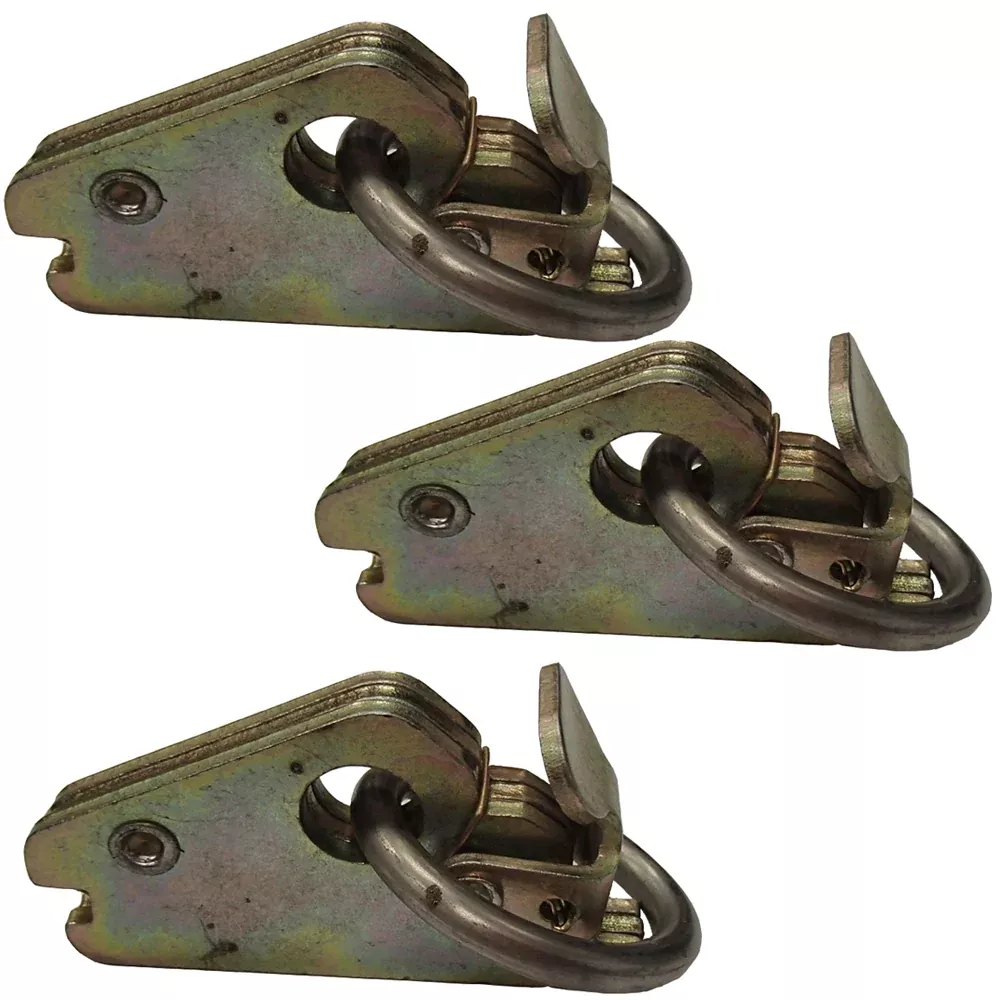 (3) E Track O Ring Fitting for Enclosed Trailer Toy Hauler Truck Cargo Tie Down