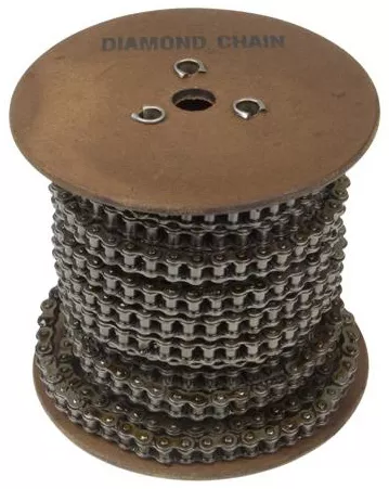 #41 Single Strand Roller Chain - 50 Foot Carbon Steel Reel