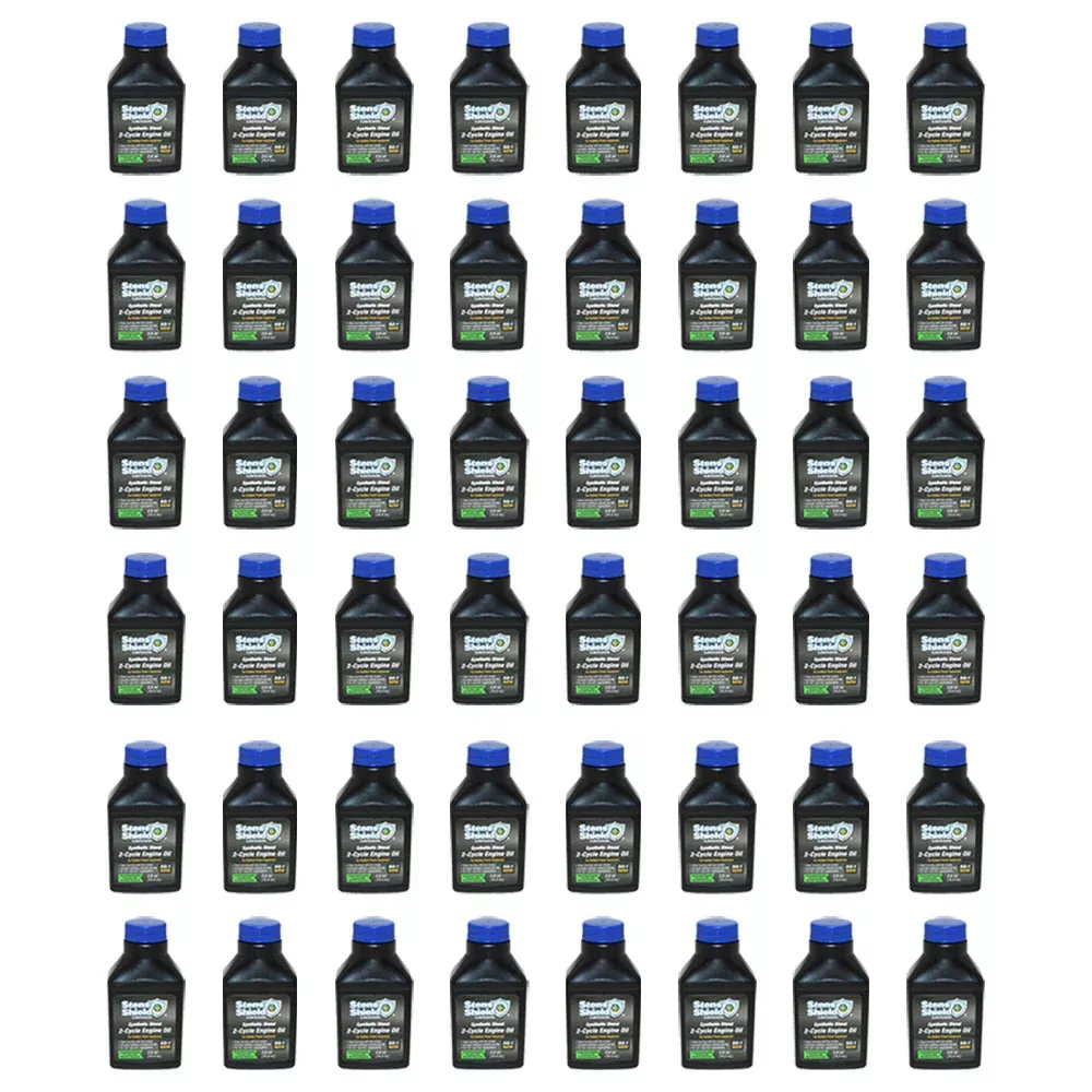 (48) New Aftermarket Replacement 2.6 oz Bottles of Shield 2-Cycle Engine Oil