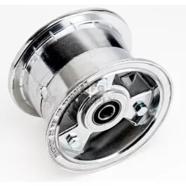 5" Aluminum Wheel, 3" wide, 5/8" ID Bearing (2 required for Mini-Bike)