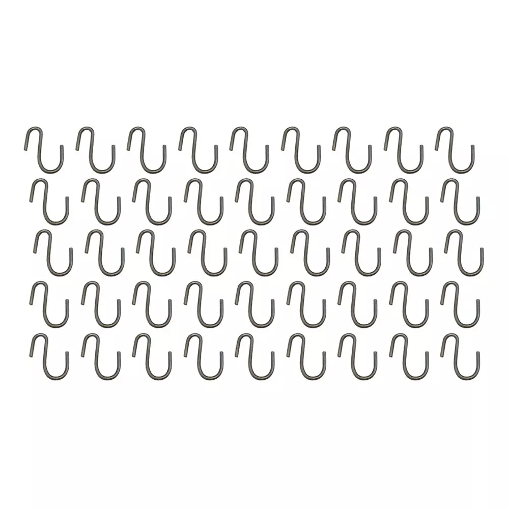 50 New Aftermarket Replacement S Hooks 3/16" Diameter Great for Tarps Straps