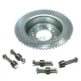 60 Tooth Sprocket/Drum Assembly, Machined ID, Drilled to fit Astro Wheels