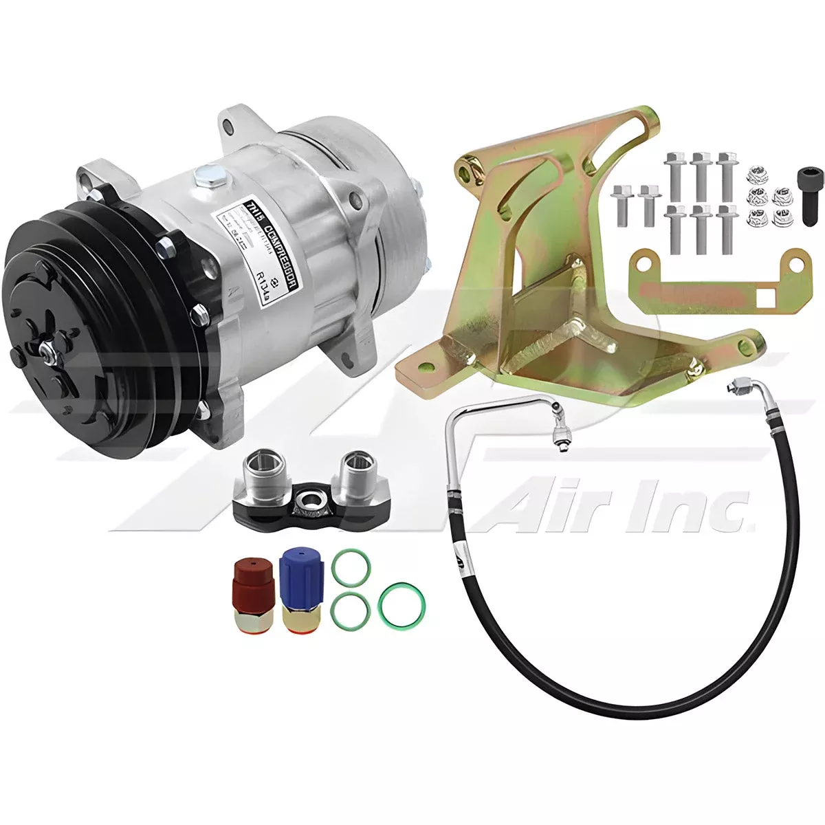 Air Conditioning Conversion Kit for Ford - Rotary Tecumseh HR980 to Sanden Style