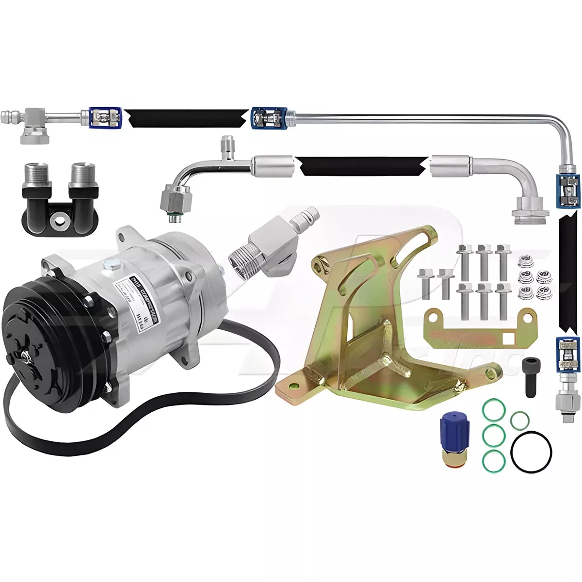Air Conditioning Conversion Kit for Ford Tractors - York to Sanden Style