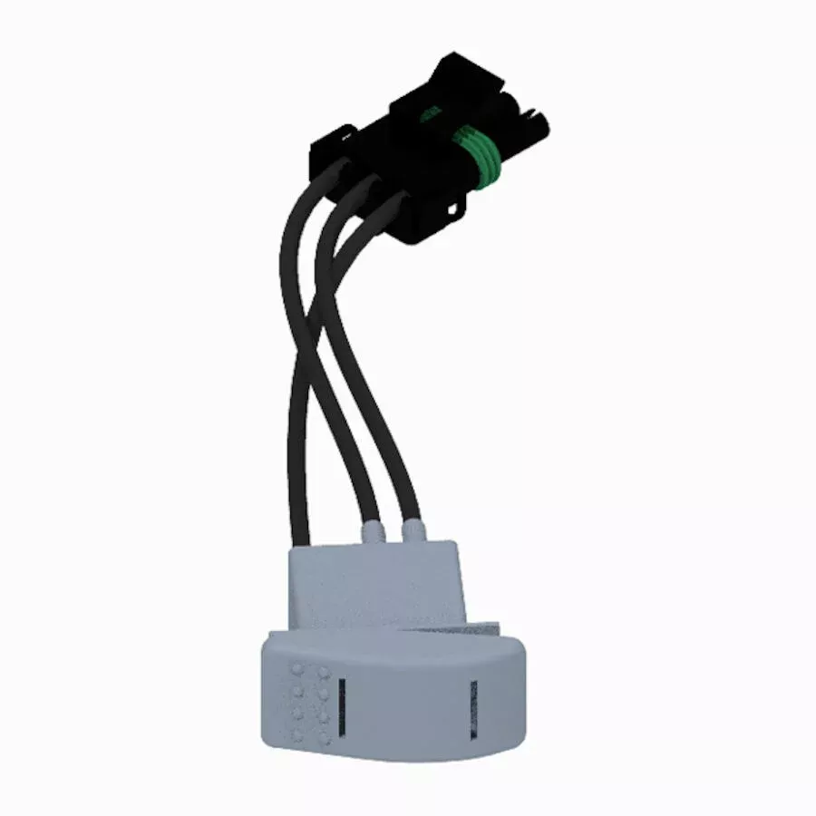 Boss 143-0647 Red Lens Rocker Switch