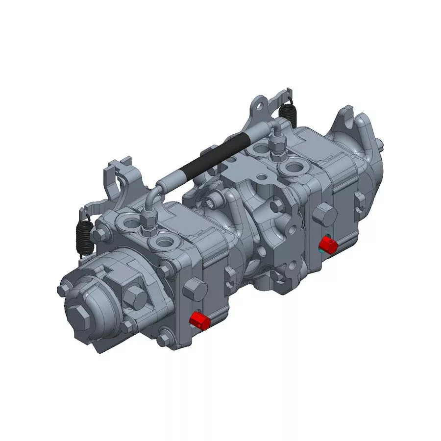Boss 143-0895 Pump-Axial Tand Pist W Aux, 6Cc, .024