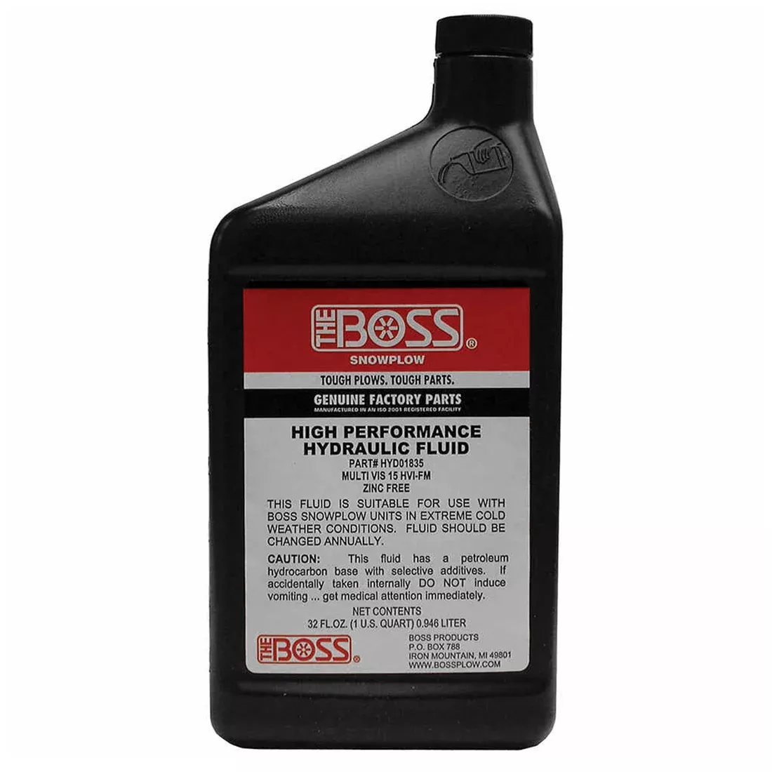 Boss HYD01835 Hydraulic Fluid 1 Qt.