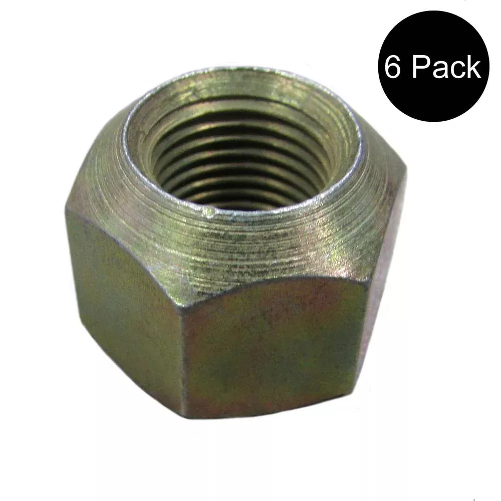 C5NN1012B (6) Front Wheel Nut Fits Ford Fits Case-IH Tractor 2N 8N 9N 4000 5000