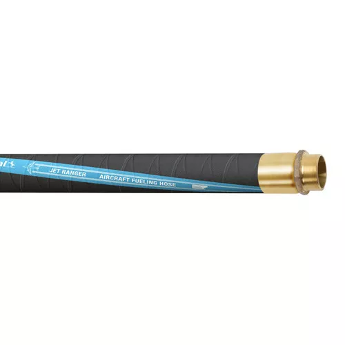 Continental ContiTech Jet Ranger™ 1 1/2 in. 300 PSI Aviation Fueling Hose Assemblies w/ Brass Male NPT Ends