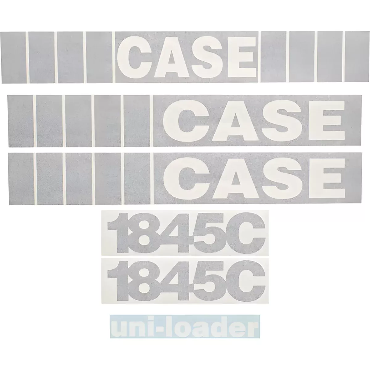 Decal Set for Case 1845C Mylar