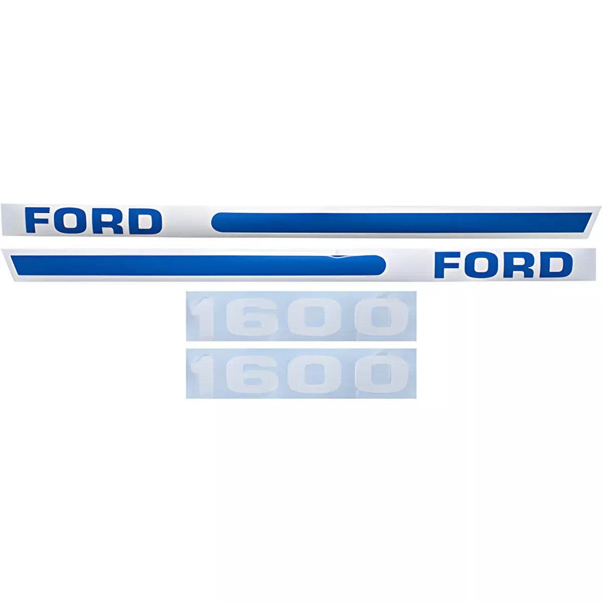 Decal Set for Ford 1600 Mylar - Hood Only