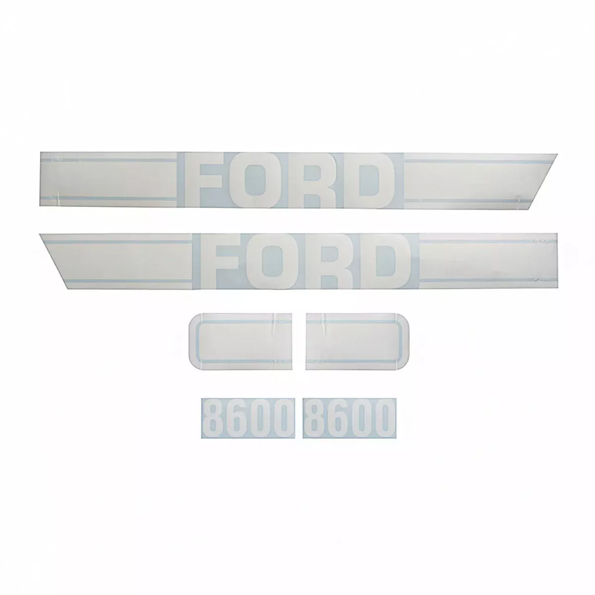 Decal Set for Ford 8600 Mylar - Hood Only