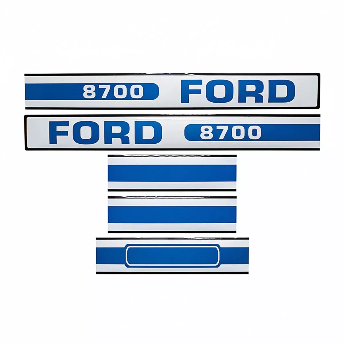 Decal Set for Ford 8700 Mylar - Hood Only