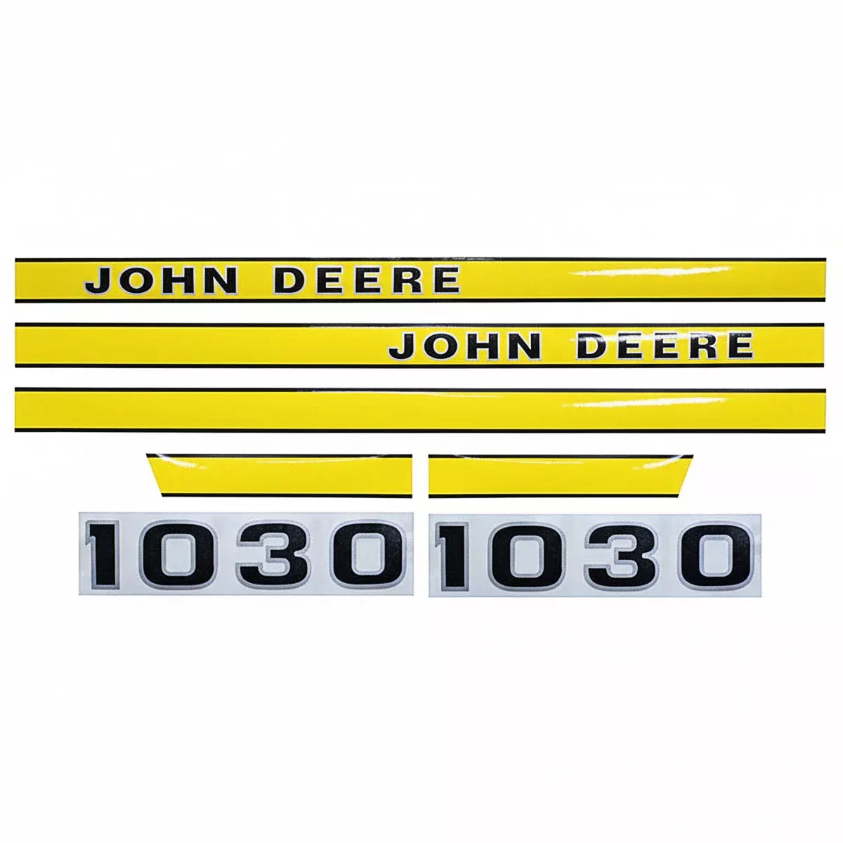 Decal Set for John Deere 1030 Mylar - Hood Only