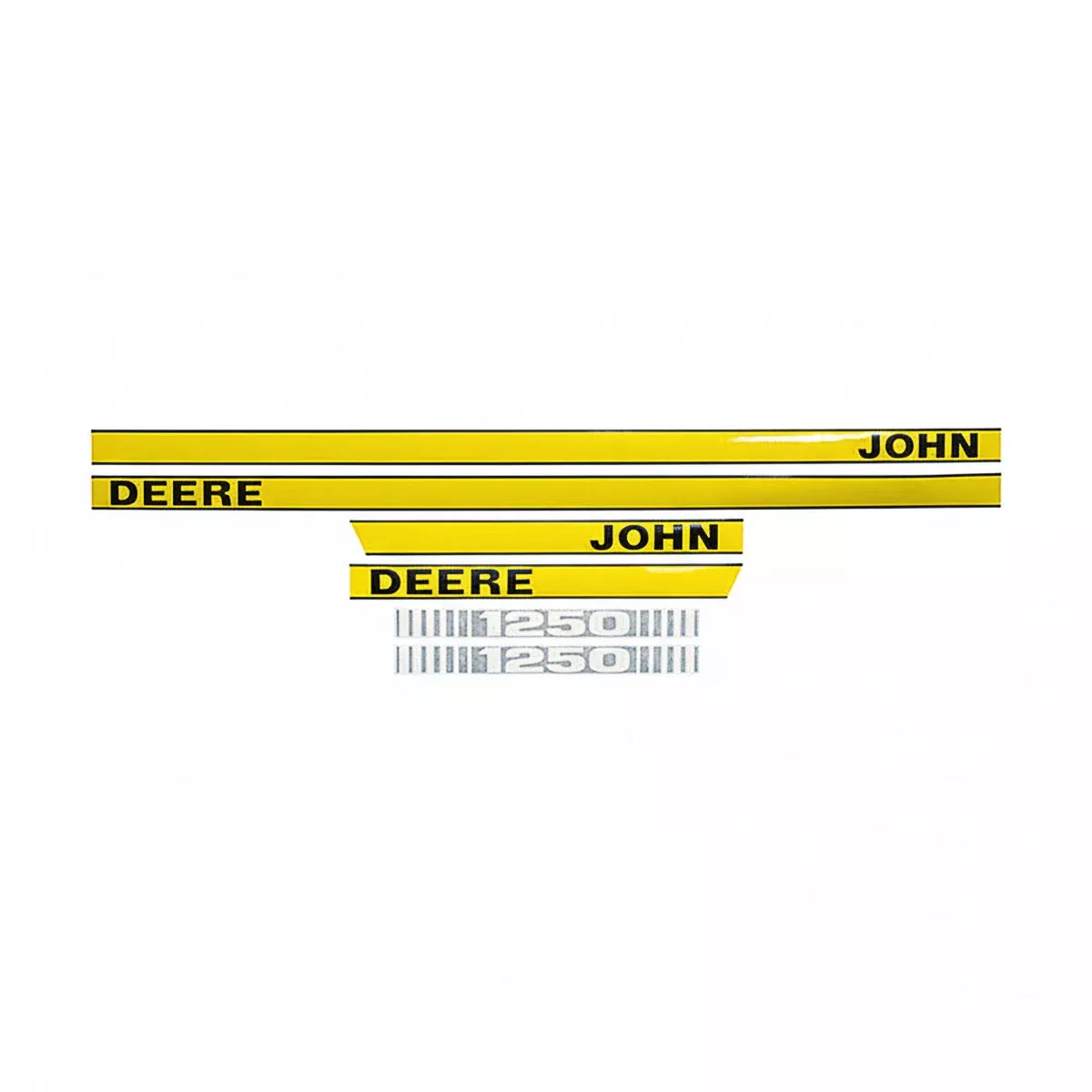 Decal Set for John Deere 1250 Mylar - Hood Only