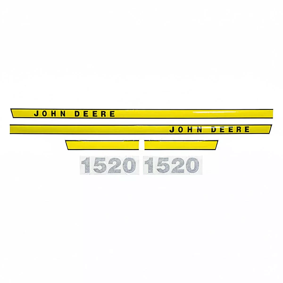 Decal Set for John Deere 1520 Mylar - Hood Only