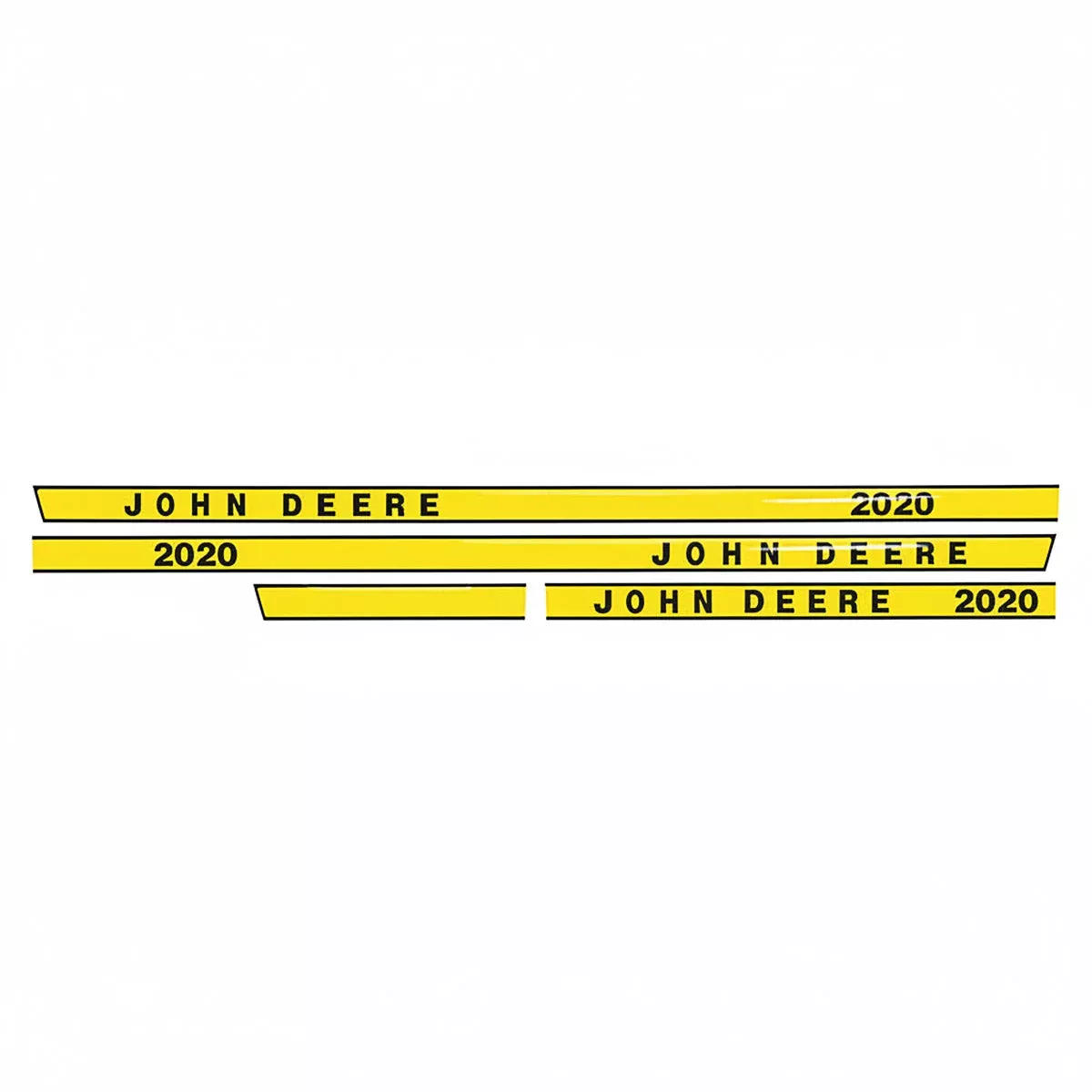 Decal Set for John Deere 2020 Mylar - Hood Only
