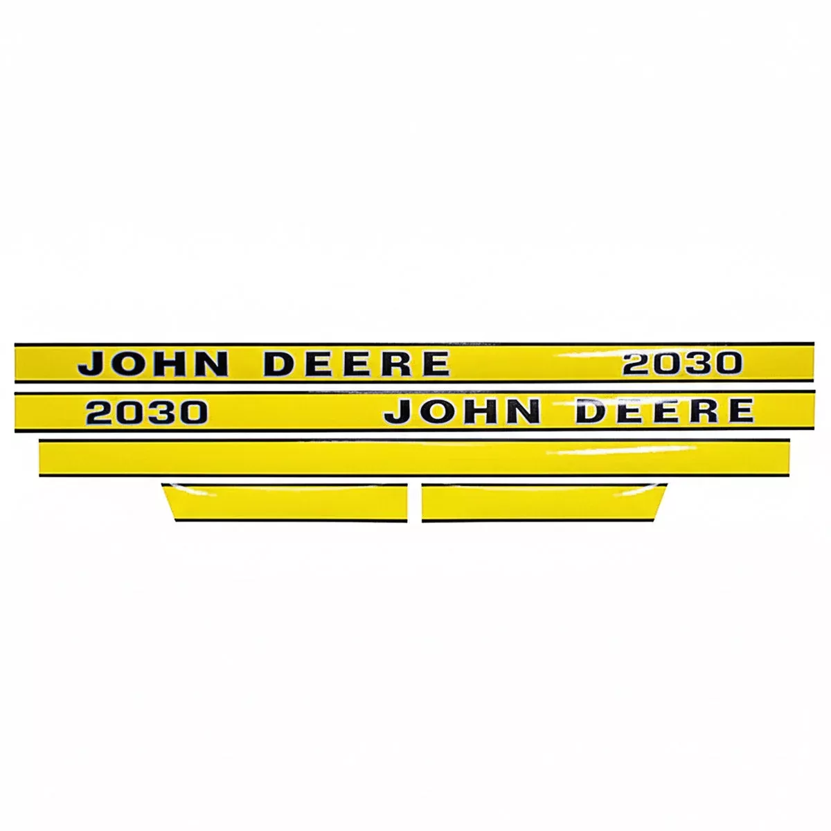 Decal Set for John Deere 2030 From Serial # 187301 Mylar - Hood Only