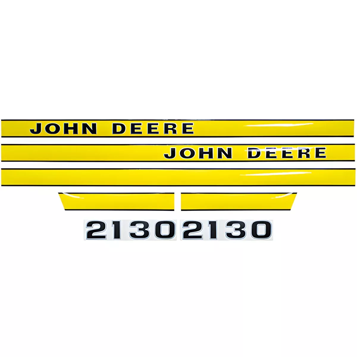 Decal Set for John Deere 2130 From Serial # 181606 Mylar - Hood Only
