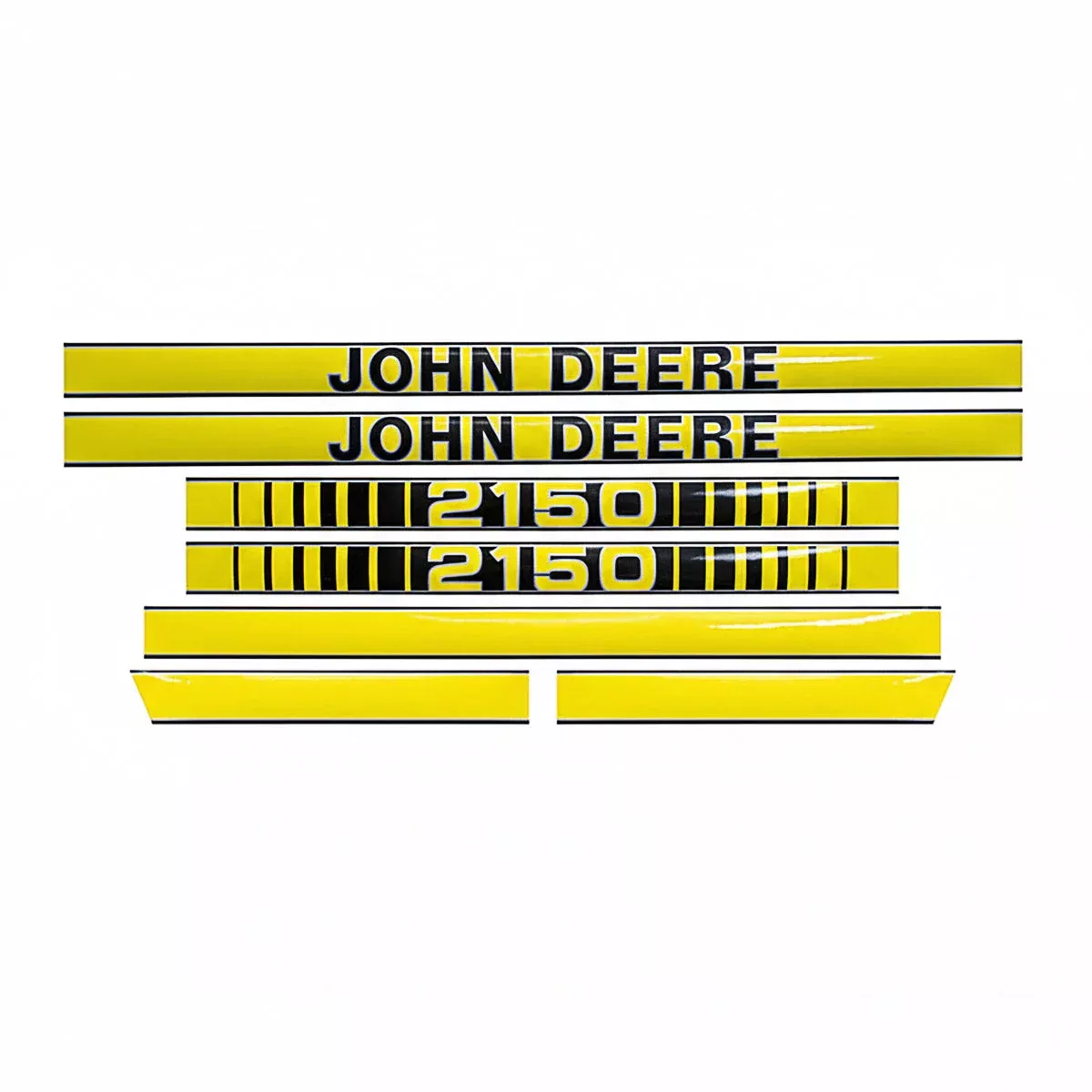 Decal Set for John Deere 2150 Late Mylar - Hood Only