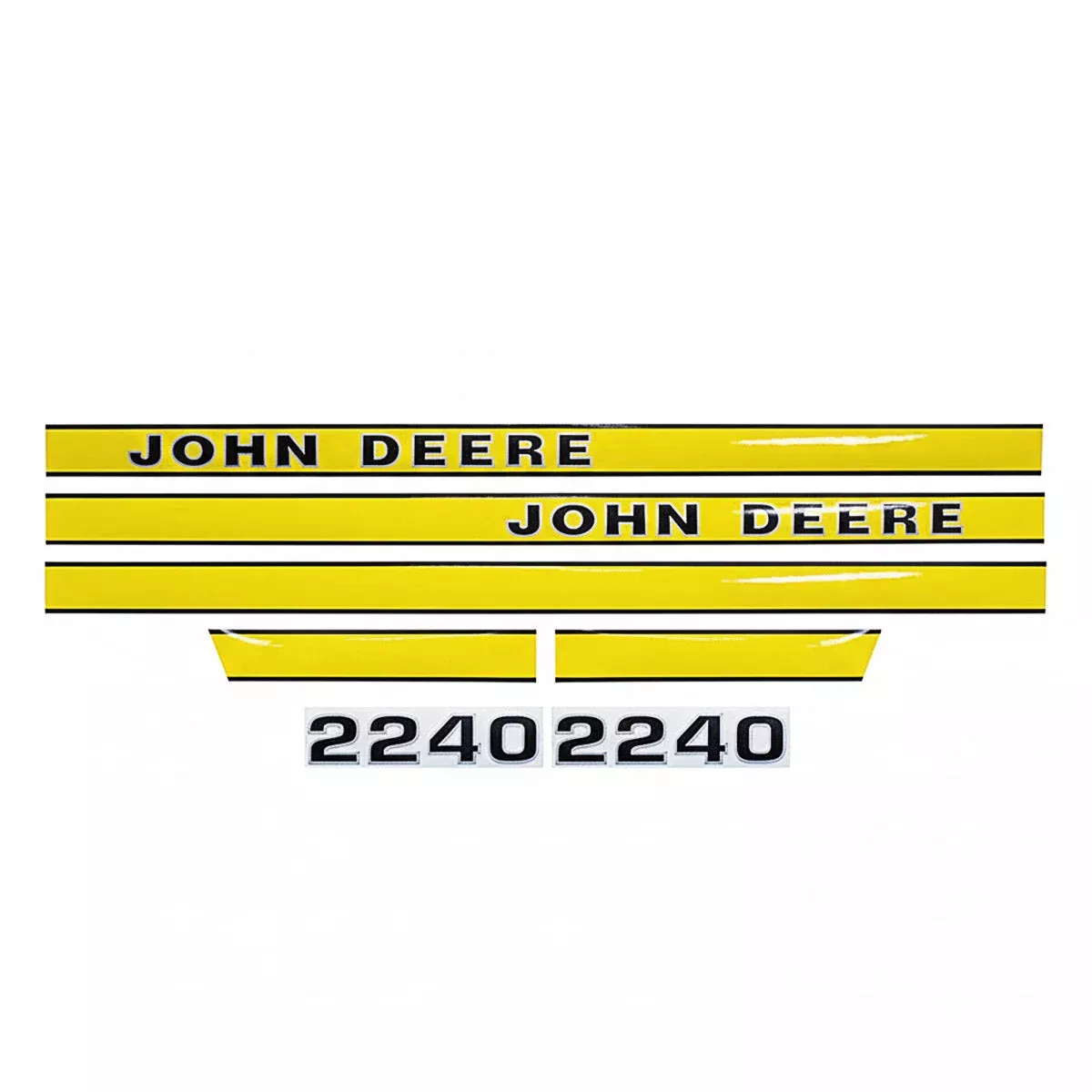 Decal Set for John Deere 2240 To Serial # 349999 Mylar - Hood Only