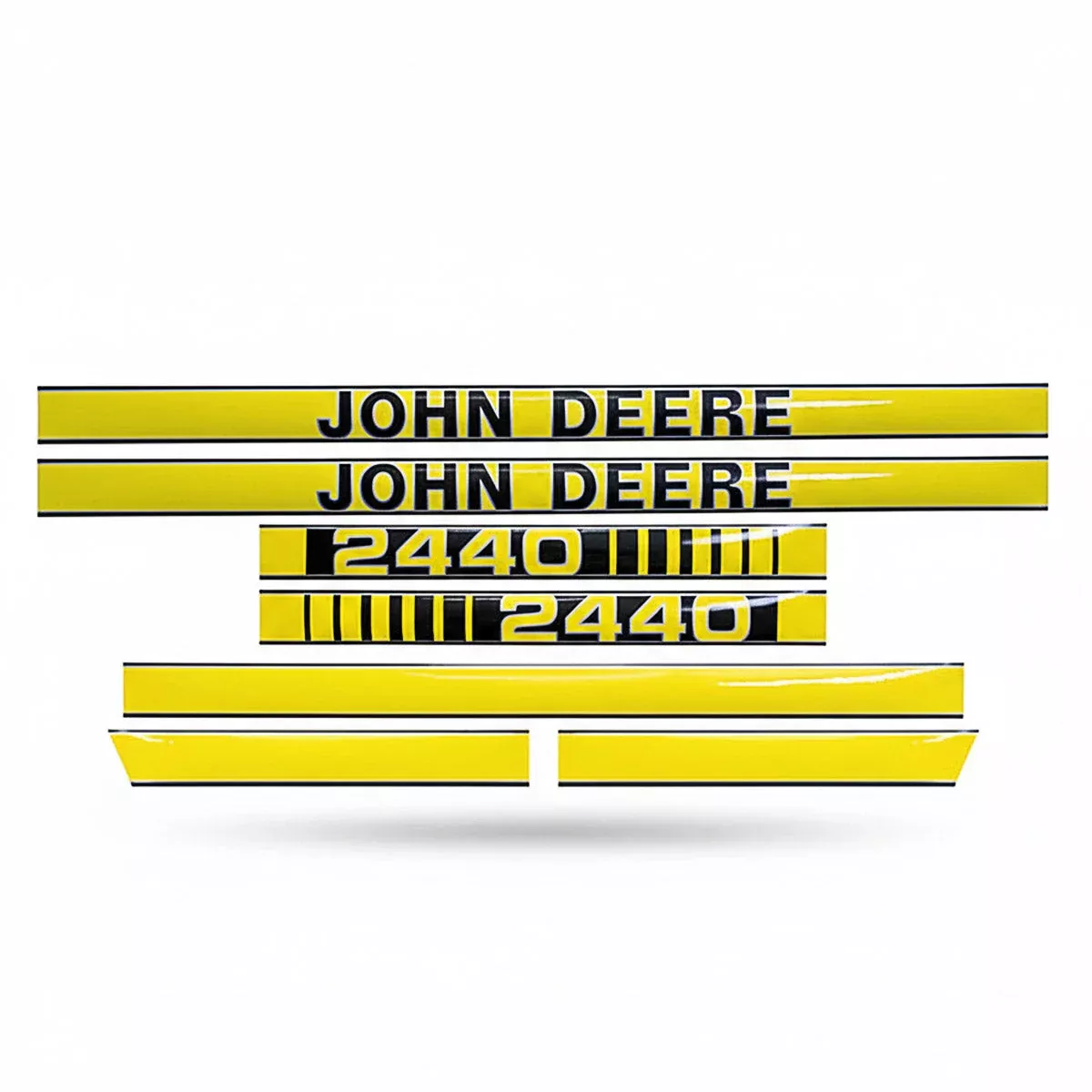 Decal Set for John Deere 2440 From Serial # 341000 Mylar - Hood Only