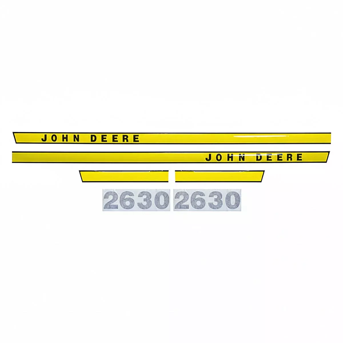 Decal Set for John Deere 2630 Mylar - Hood Only