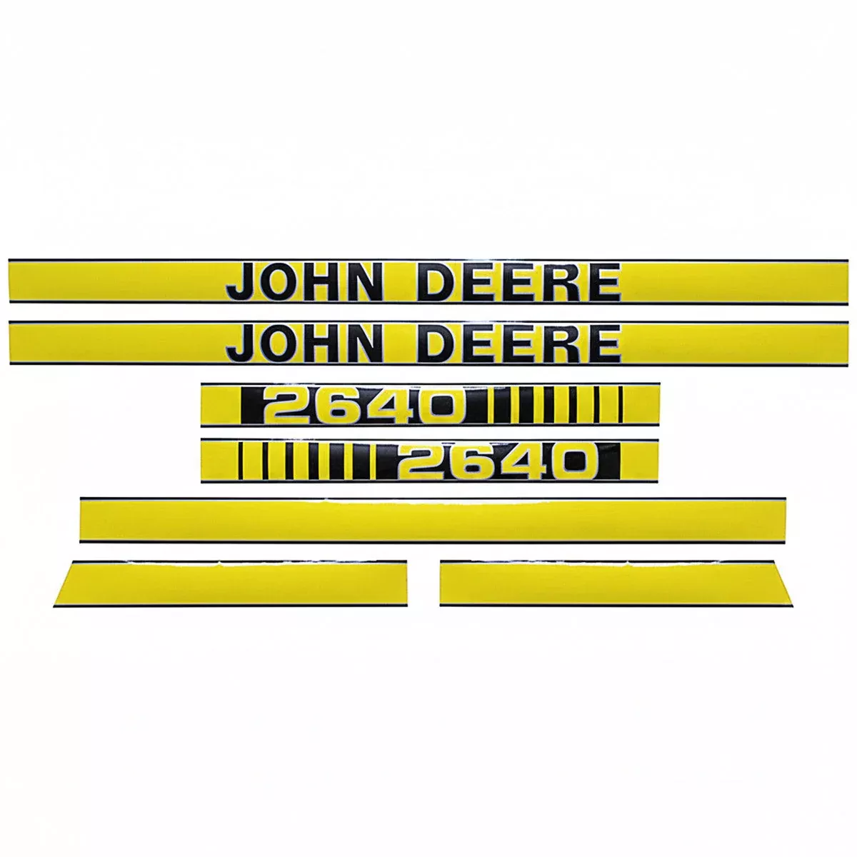 Decal Set for John Deere 2640 From S#341000 Mylar - Hood Only