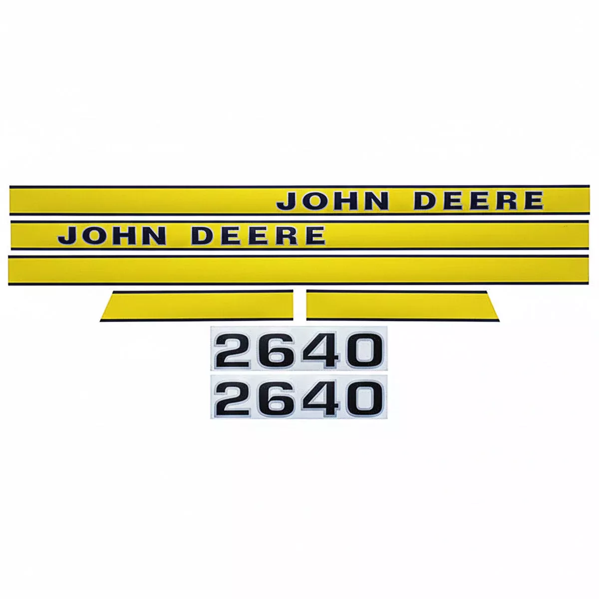 Decal Set for John Deere 2640 To S#340999 Mylar - Hood Only