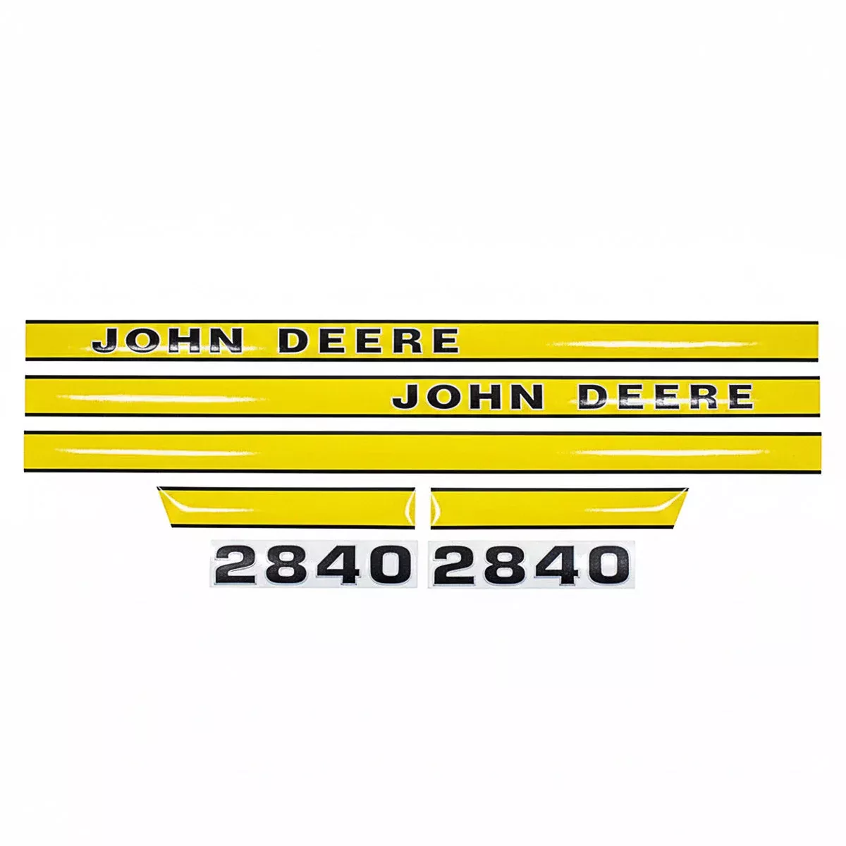 Decal Set for John Deere 2840 Early Mylar - Hood Only