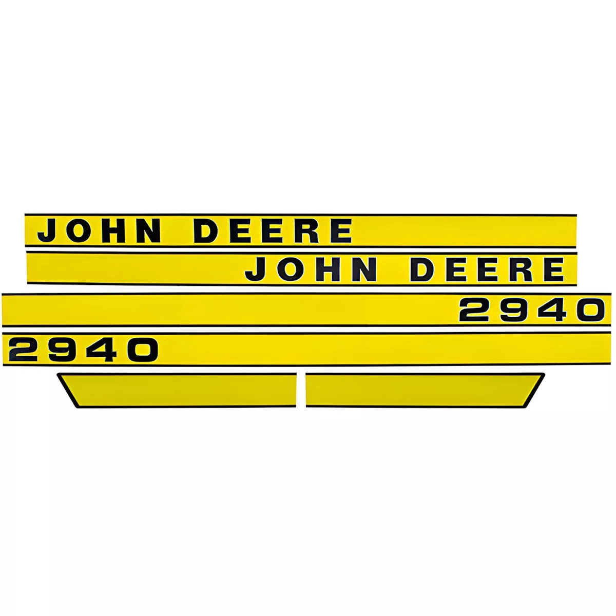 Decal Set for John Deere 2940 Early Mylar - Hood Only