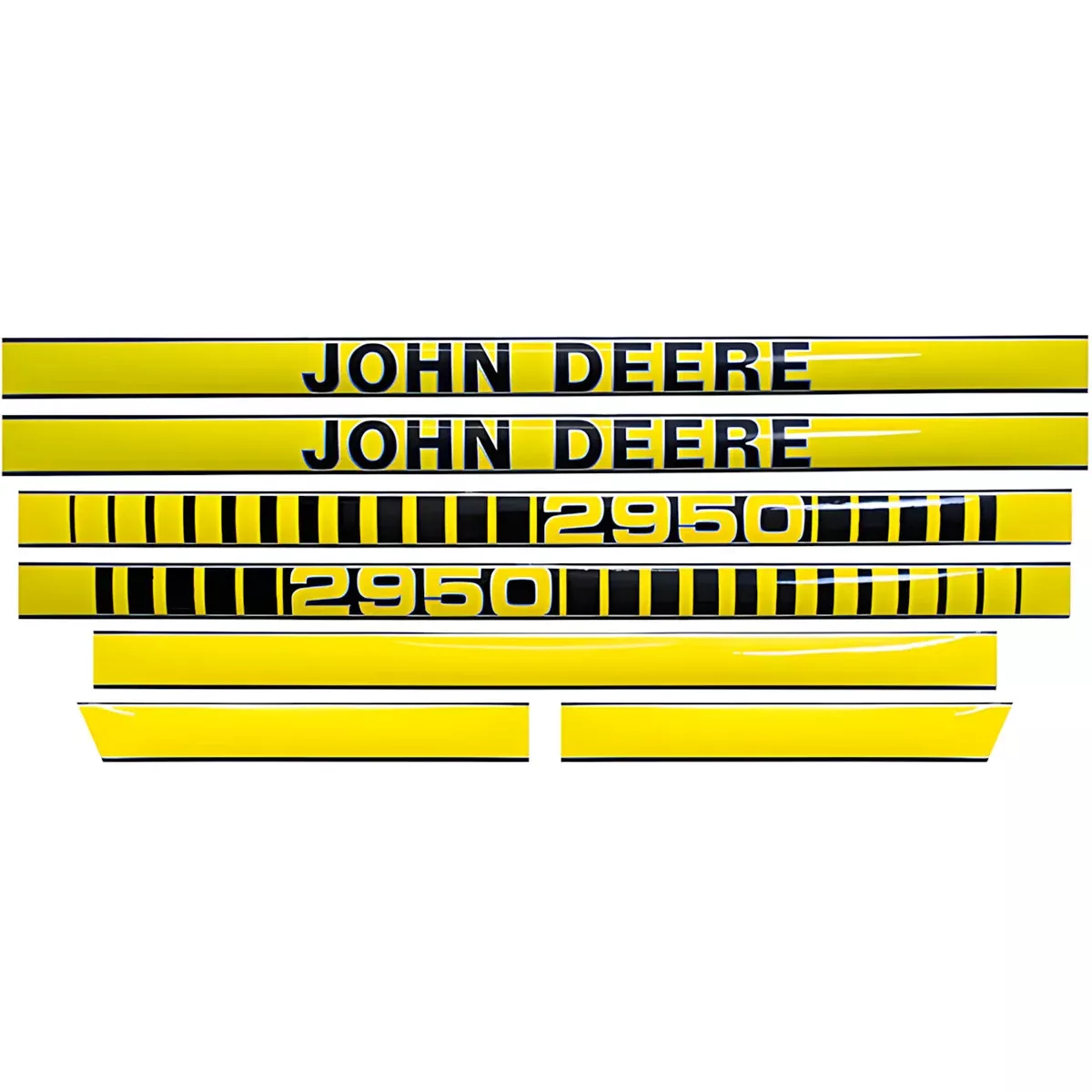 Decal Set for John Deere 2950 Mylar - Hood Only