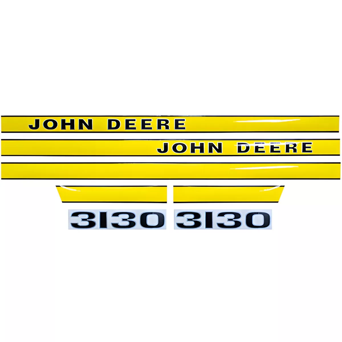 Decal Set for John Deere 3130 Late Mylar - Hood Only