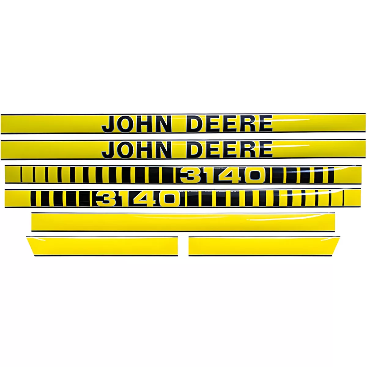 Decal Set for John Deere 3140 Mylar - Hood Only