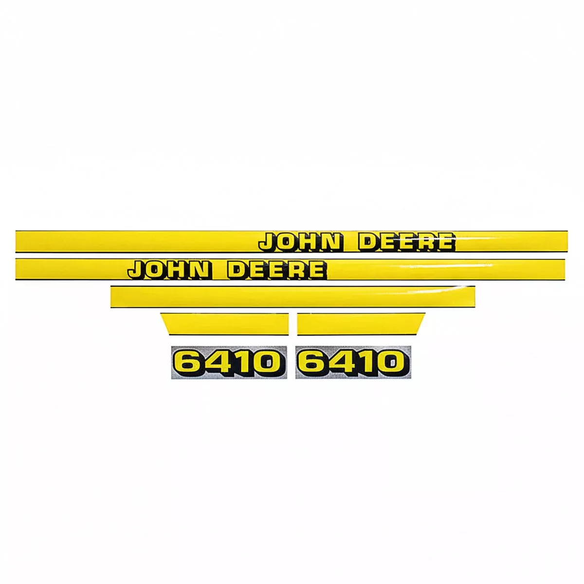 Decal Set for John Deere 6410 Mylar - Hood Only