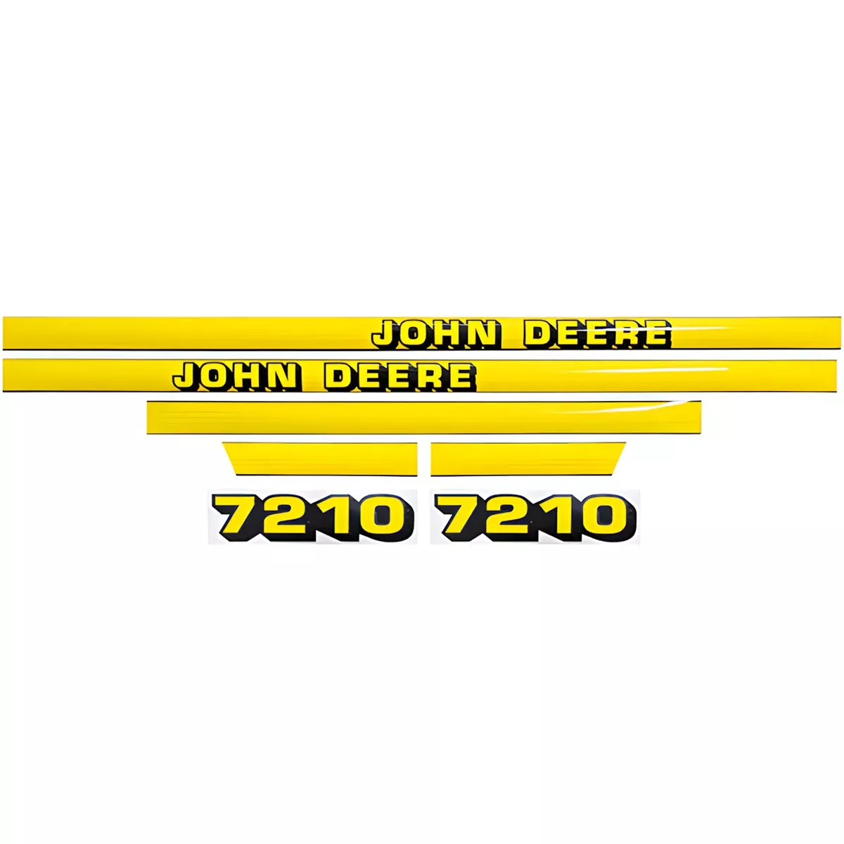 Decal Set for John Deere 7210 Mylar - Hood Only