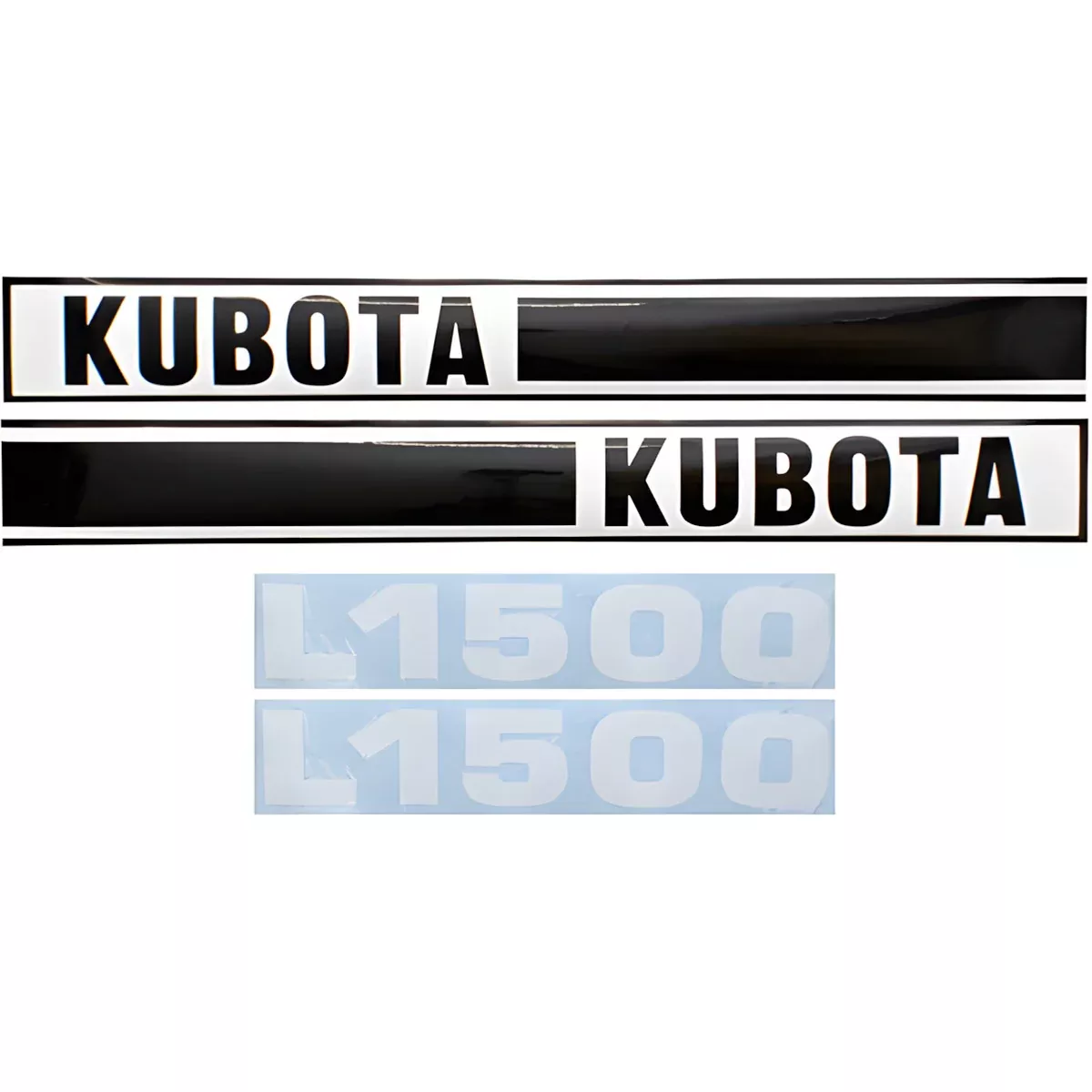 Decal Set for Kubota L1500 Mylar - Hood Only