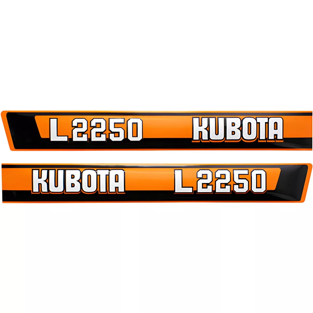Decal Set for Kubota L2250 Mylar - Hood Only