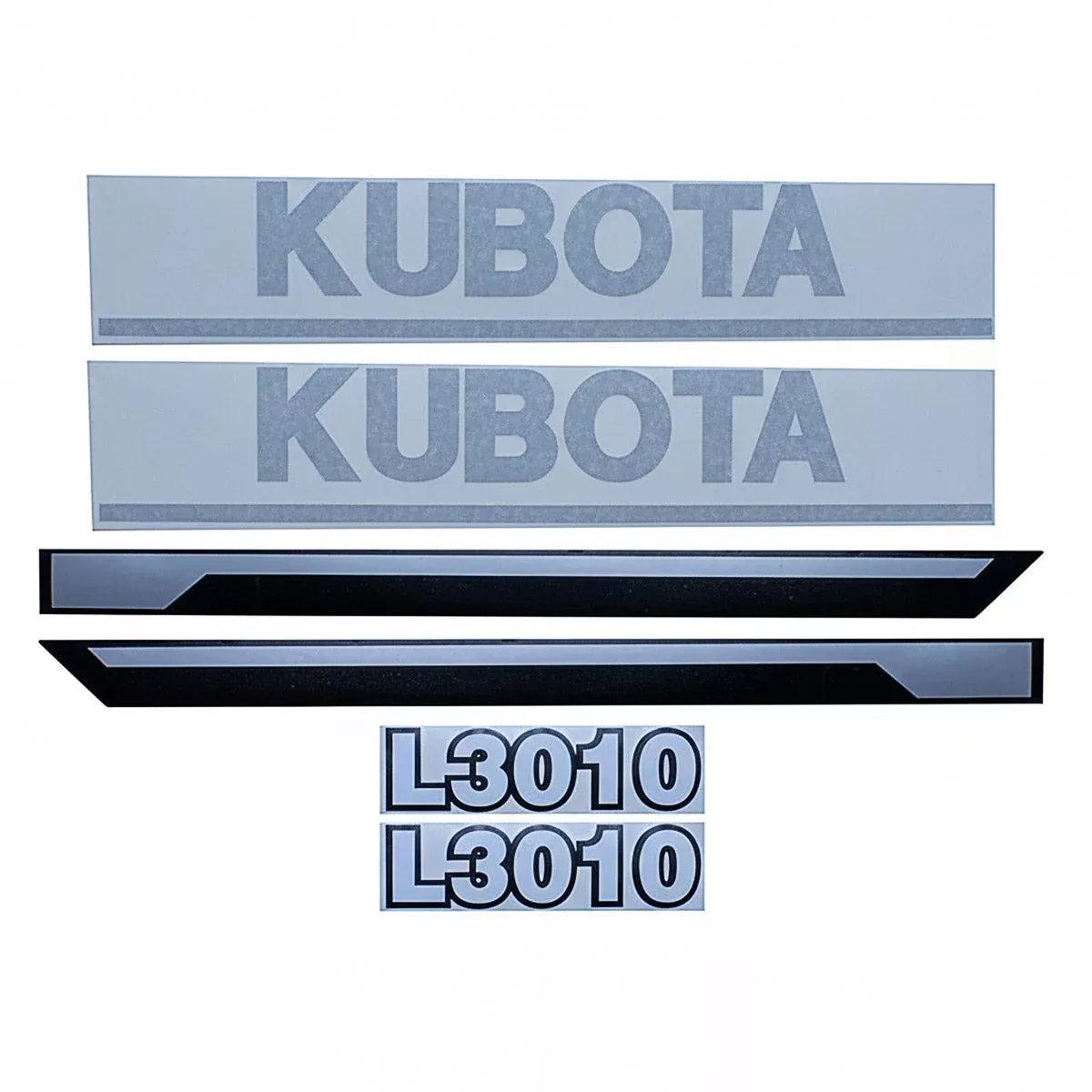 Decal Set for Kubota L3010 Mylar - Hood Only