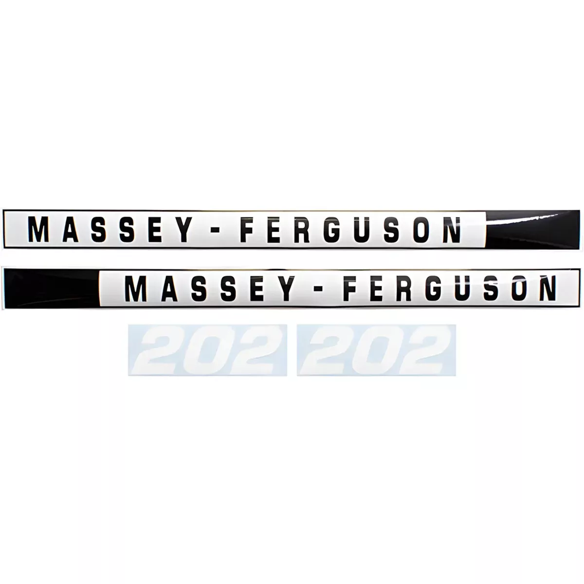 Decal Set for Massey Ferguson 202 Mylar - Hood Only